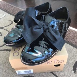 Genuine patent leather oxford loafer